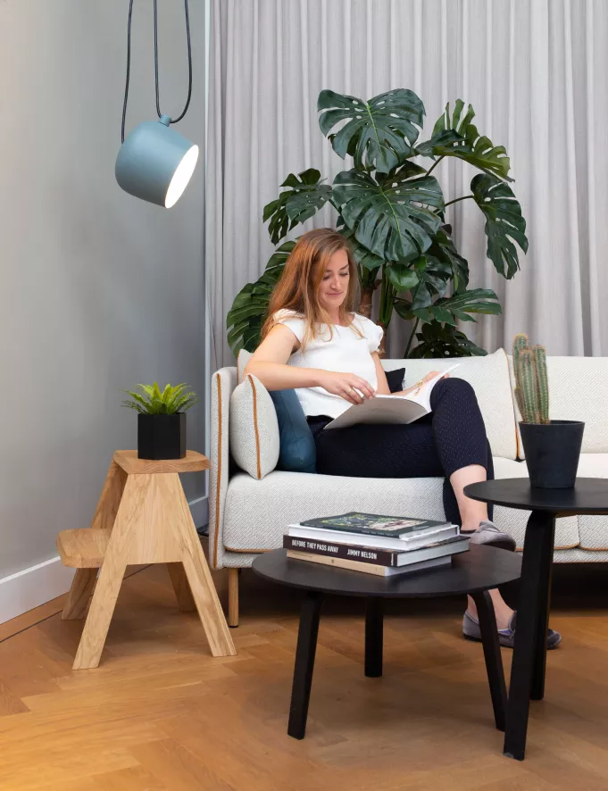 Hay Silhouette Bank 2-zits Ruskin 33, Eiken Onderstel 16 Hay Silhouette Bank 2-zits Ruskin 33, Eiken Onderstel - Afbeelding 16