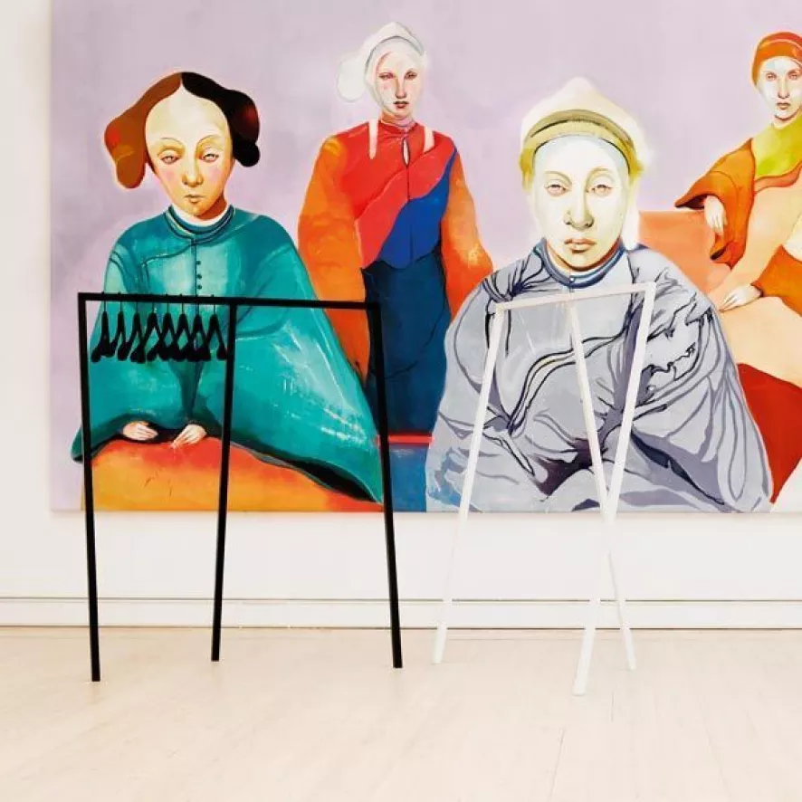 Hay Loop Stand Wardrobe Kapstok Grijs 9 Hay Loop Stand Wardrobe Kapstok Grijs - Afbeelding 9