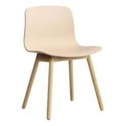 Hay AAC12 Stoel Gelakt Eiken Onderstel Pale Peach
