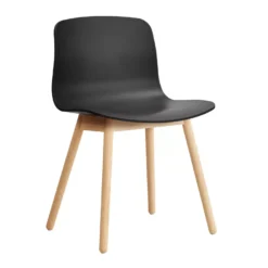 Hay AAC12 Stoel Gezeept Eiken Onderstel Black