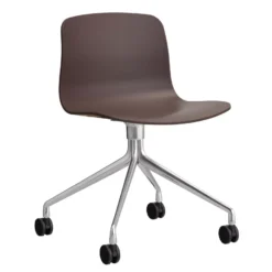 Hay AAC14 Bureaustoel Aluminium Onderstel Raisin