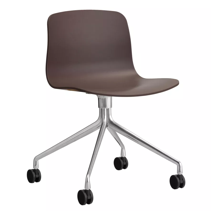 Hay AAC14 Bureaustoel Aluminium Onderstel Raisin 1 Hay AAC14 Bureaustoel Aluminium Onderstel Raisin