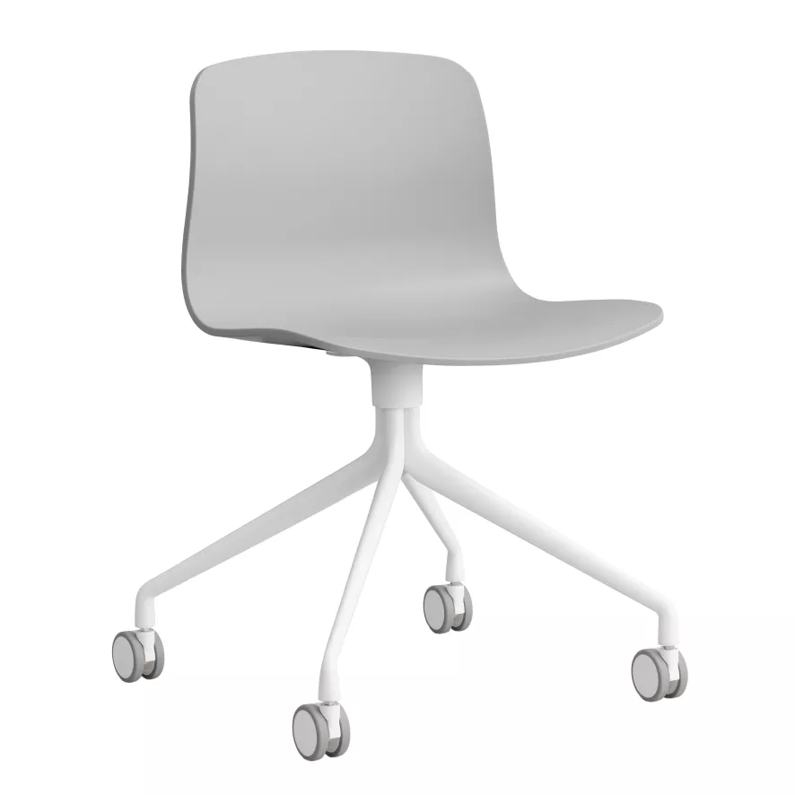 Hay AAC14 Bureaustoel Wit Onderstel Concrete Grey 1 Hay AAC14 Bureaustoel Wit Onderstel Concrete Grey