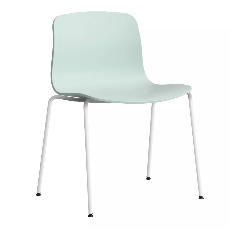 Hay AAC16 Stoel Wit Onderstel Dusty Mint 1 Hay AAC16 Stoel Wit Onderstel Dusty Mint