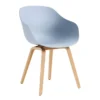 Hay AAC222 Stoel Gelakt Eiken Slate Blue