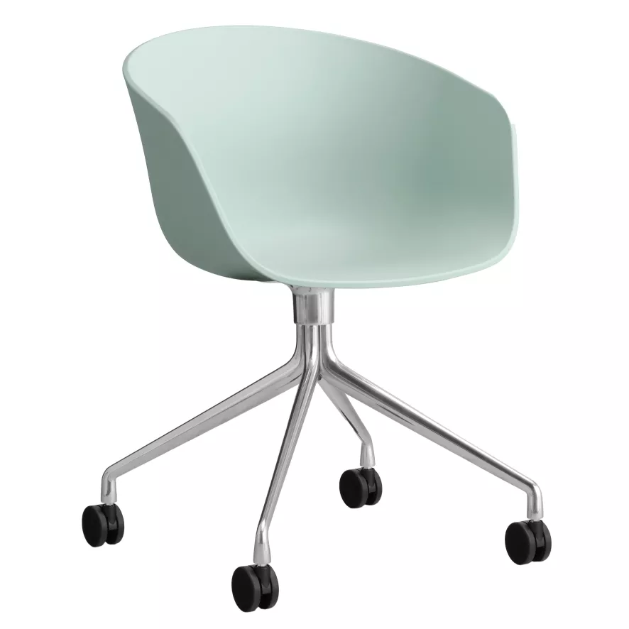 Hay AAC24 Bureaustoel Aluminium Onderstel Dusty Mint 1 Hay AAC24 Bureaustoel Aluminium Onderstel Dusty Mint