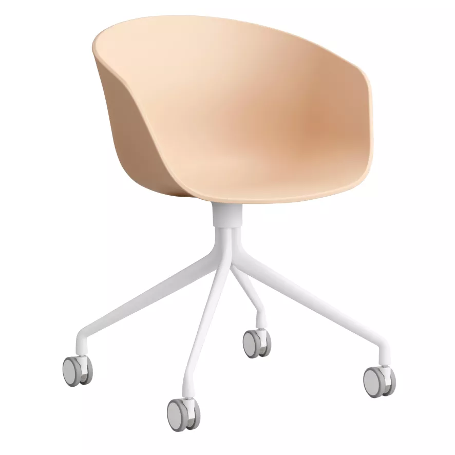 Hay AAC24 Bureaustoel Wit Onderstel Teal Green 2 Hay AAC24 Bureaustoel Wit Onderstel Teal Green - Afbeelding 2