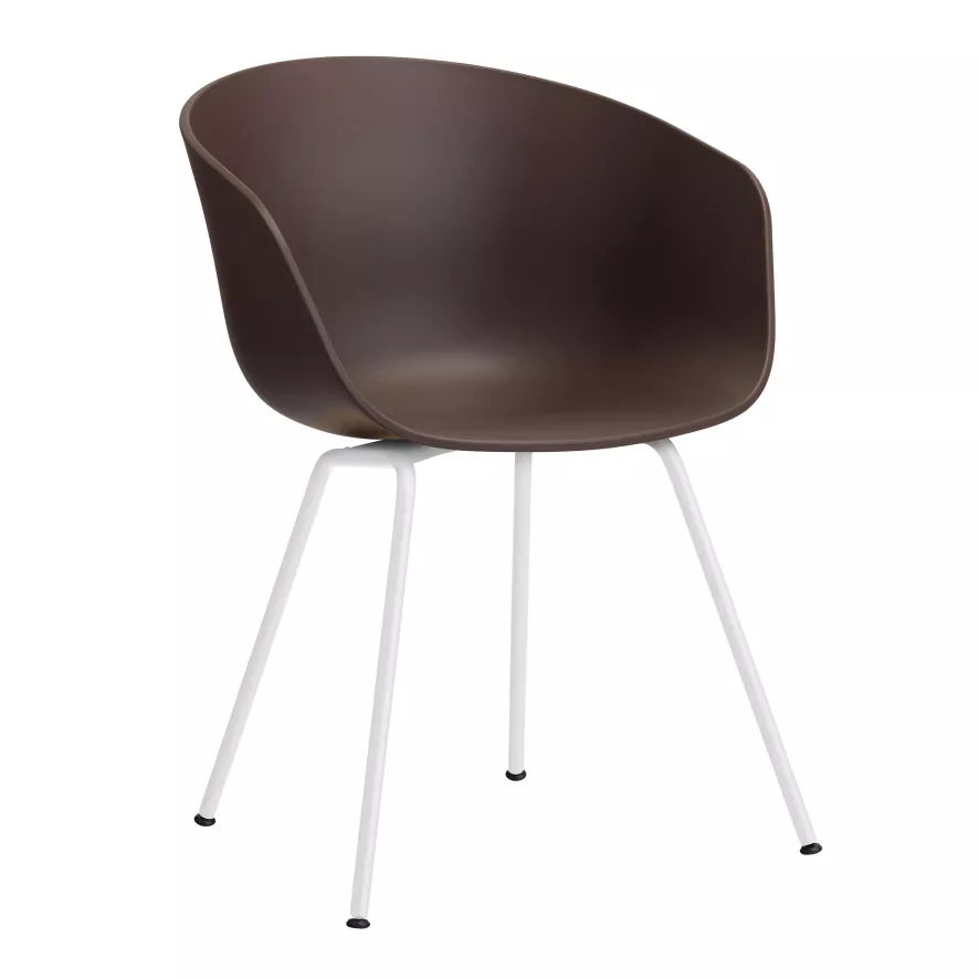 Hay AAC26 Stoel Wit Onderstel Raisin 1 Hay AAC26 Stoel Wit Onderstel Raisin