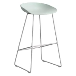 Hay AAS38 Barkruk 75cm Rvs Onderstel Dusty Mint