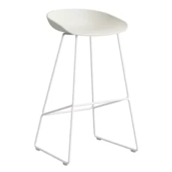 Hay AAS38 Barkruk 75cm Wit Onderstel Melange Cream