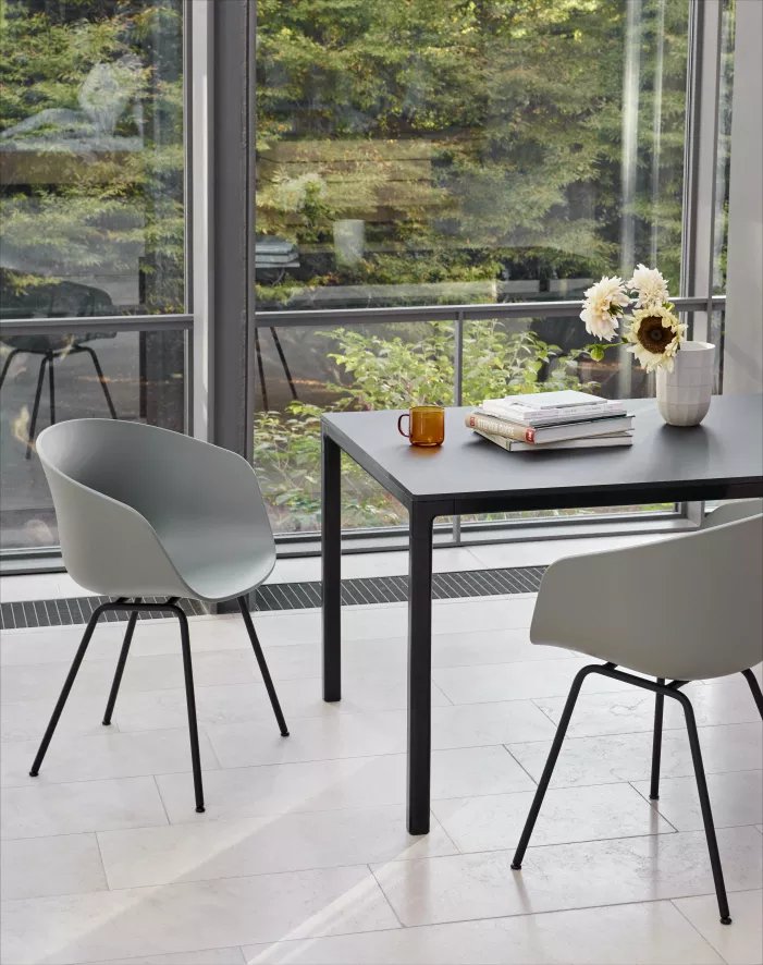 Hay AAC26 Stoel Zwart Onderstel Slate Blue 13 Hay AAC26 Stoel Zwart Onderstel Slate Blue - Afbeelding 13