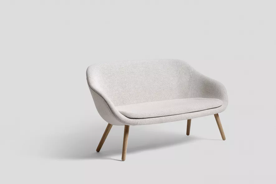 Hay About A Lounge Sofa AALS Bank Wit, Stofsoort Coda 100 2 Hay About A Lounge Sofa AALS Bank Wit, Stofsoort Coda 100 - Afbeelding 2