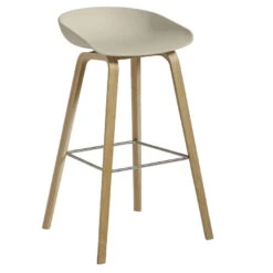 Hay AAS32 Barkruk 75cm Gezeept Onderstel, Pastel Green