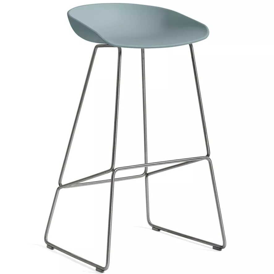 Hay AAS38 Barkruk 75cm Zwart Onderstel Azure Blue 8 Hay AAS38 Barkruk 75cm Zwart Onderstel Azure Blue - Afbeelding 8