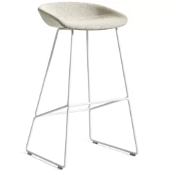 Hay AAS39 Barkruk 75 Cm, Coda 100, Frame Wit Staal