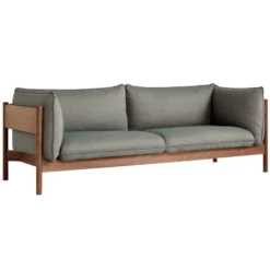 Hay Arbour 3-zits Bank Geolied Walnoot Onderstel Atlas 931