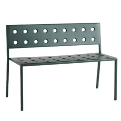 Hay Balcony Eetbank Met Rugleuning 114 Dark Forest