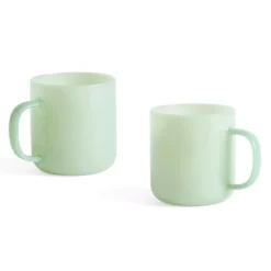 Hay Borosilicate Mok Jade Light Green Set Van 2 300ml