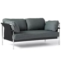 Hay Can Bank 2-zits Frame Verchroomd Staal, Surface By Hay 990