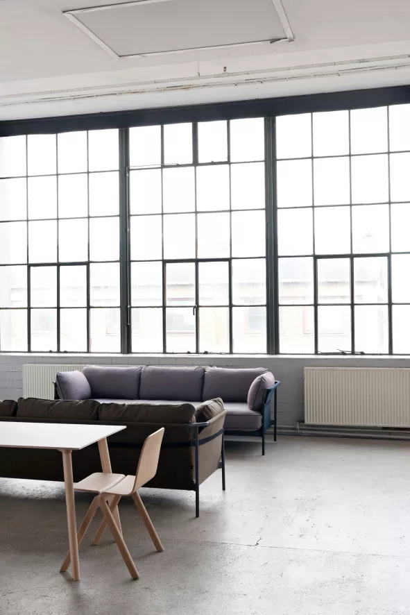 Hay Tweedekansje - Can Sofa 3-zits Gepoedercoat Staal, Canvas Zwart Surface 120 3 Hay Tweedekansje - Can Sofa 3-zits Gepoedercoat Staal, Canvas Zwart Surface 120 - Afbeelding 3