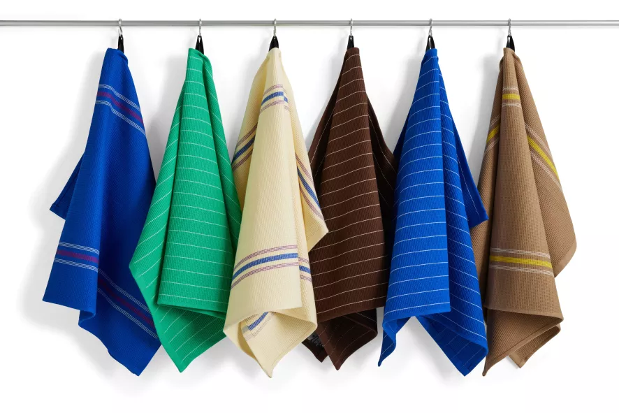 Hay Canteen Theedoek Chocolate Pinstripe 10 Hay Canteen Theedoek Chocolate Pinstripe - Afbeelding 10