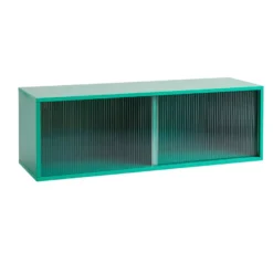 Hay Colour Cabinet Wandkast M Glass Doors Dark Mint