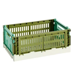 Hay Colour Crate Mix Opberger S Olive & Dark Mint