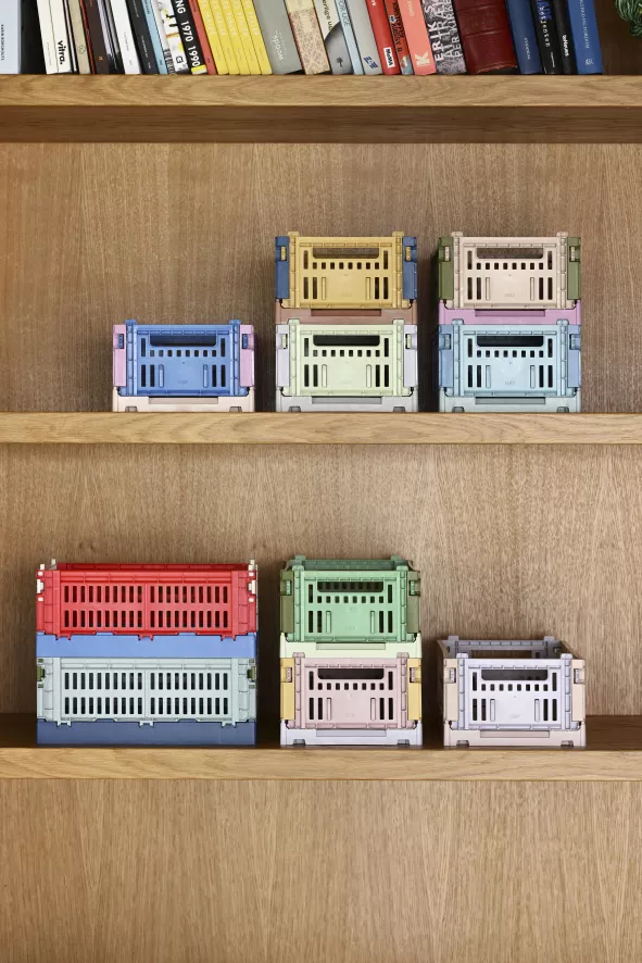 Hay Colour Crate Mix Opberger S Olive & Powder 4 Hay Colour Crate Mix Opberger S Olive & Powder - Afbeelding 4