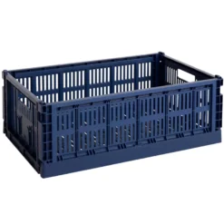 Hay Colour Crate Krat RE Opberger L Dark Blue