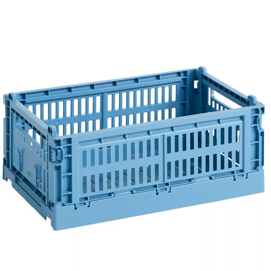 Hay Colour Crate Krat RE Opberger S Sky Blue 1 Hay Colour Crate Krat RE Opberger S Sky Blue
