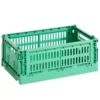 Hay Colour Crate Krat RE Opberger S Dark Mint