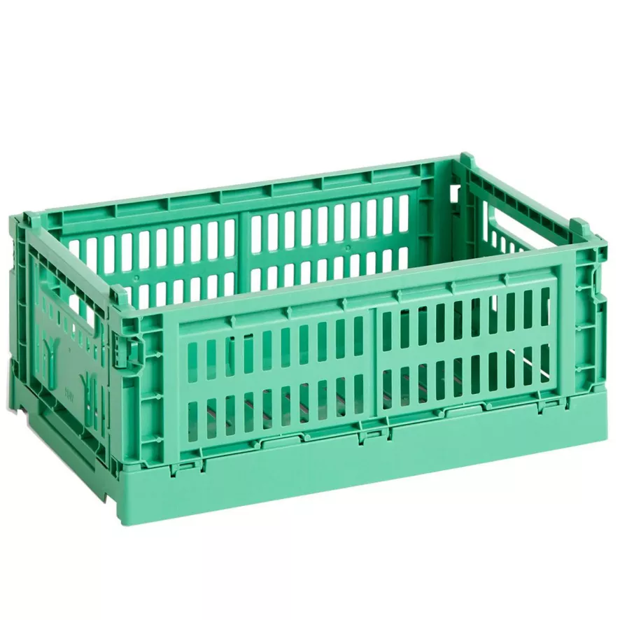 Hay Colour Crate Krat RE Opberger S Dark Mint 1 Hay Colour Crate Krat RE Opberger S Dark Mint