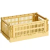 Hay Colour Crate Krat RE Opberger S Golden Yellow