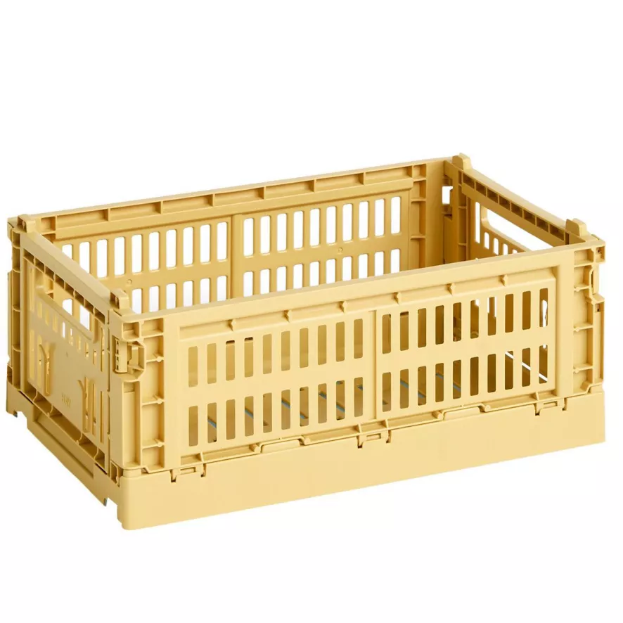 Hay Colour Crate Krat RE Opberger S Golden Yellow 1 Hay Colour Crate Krat RE Opberger S Golden Yellow
