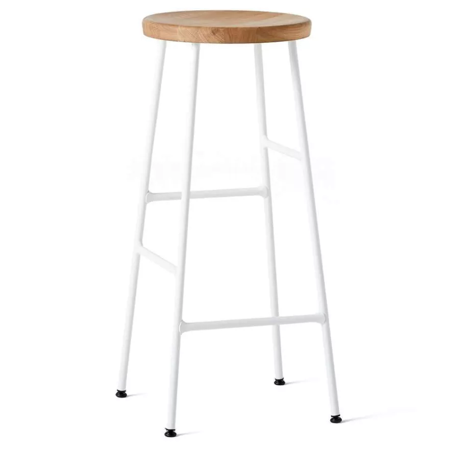 Hay Cornet Barkruk 75cm Soft Black, Onderstel Verchroomd 9 Hay Cornet Barkruk 75cm Soft Black, Onderstel Verchroomd - Afbeelding 9