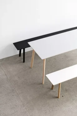 Hay Tweedekansje - CPH Deux 215 Eetbank 200 Met Gelakt Eiken Onderstel Parelwit -Hay Verkoopwinkel x886x886 hay cph deux 210 tafel 140x75 met onbewerkt beuken onderstel12.jpg.pagespeed.ic .12uIjUiqzq 3