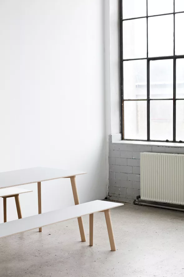 Hay CPH Deux 215 Eetbank 75 Met Onbewerkt Beuken Onderstel Steengrijs 6 Hay CPH Deux 215 Eetbank 75 Met Onbewerkt Beuken Onderstel Steengrijs - Afbeelding 6