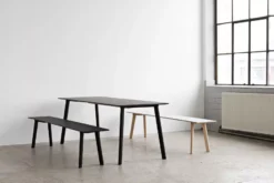 Hay Tweedekansje - CPH Deux 215 Eetbank 200 Met Gelakt Eiken Onderstel Parelwit -Hay Verkoopwinkel x886x886 hay cph deux 210 tafel 140x75 met onbewerkt beuken onderstel9.jpg.pagespeed.ic .W3uzEYAAhG 3