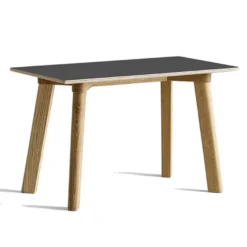 Hay CPH Deux 215 Eetbank 75 Met Gelakt Eiken Onderstel Steengrijs