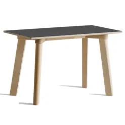 Hay CPH Deux 215 Eetbank 75 Met Onbewerkt Beuken Onderstel Steengrijs