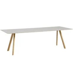 Hay Copenhague CPH30 Tafel 250x90, Gelakt Eiken, Off White Linoleum