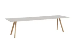 Hay Copenhague CPH30 Tafel 300x90, Gezeept Eiken, Off White Linoleum
