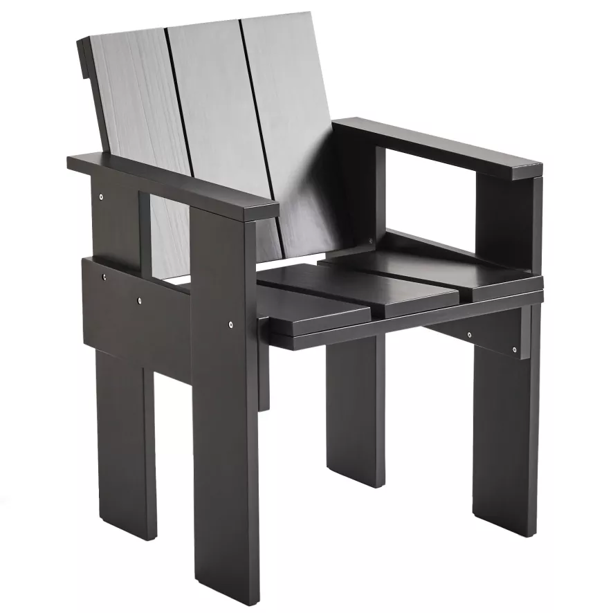 Hay Crate Tuinstoel Black 1 Hay Crate Tuinstoel Black