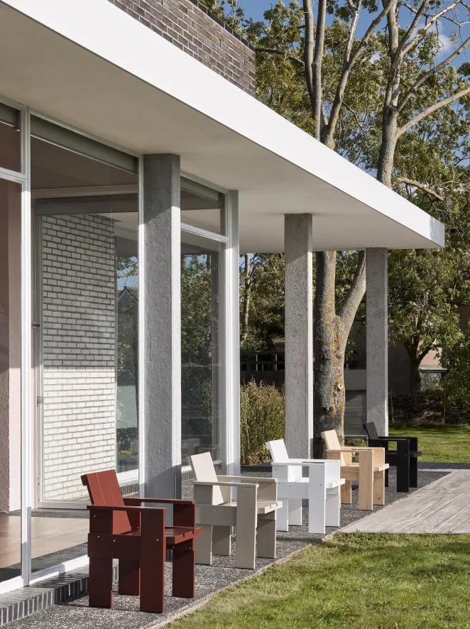 Hay Crate Tuinstoel White 6 Hay Crate Tuinstoel White - Afbeelding 6