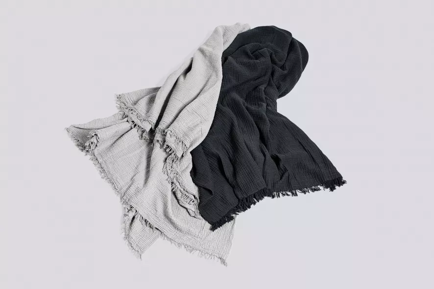 Hay Crinkle Bedsprei 270x270 Ultramarine 2 Hay Crinkle Bedsprei 270x270 Ultramarine - Afbeelding 2