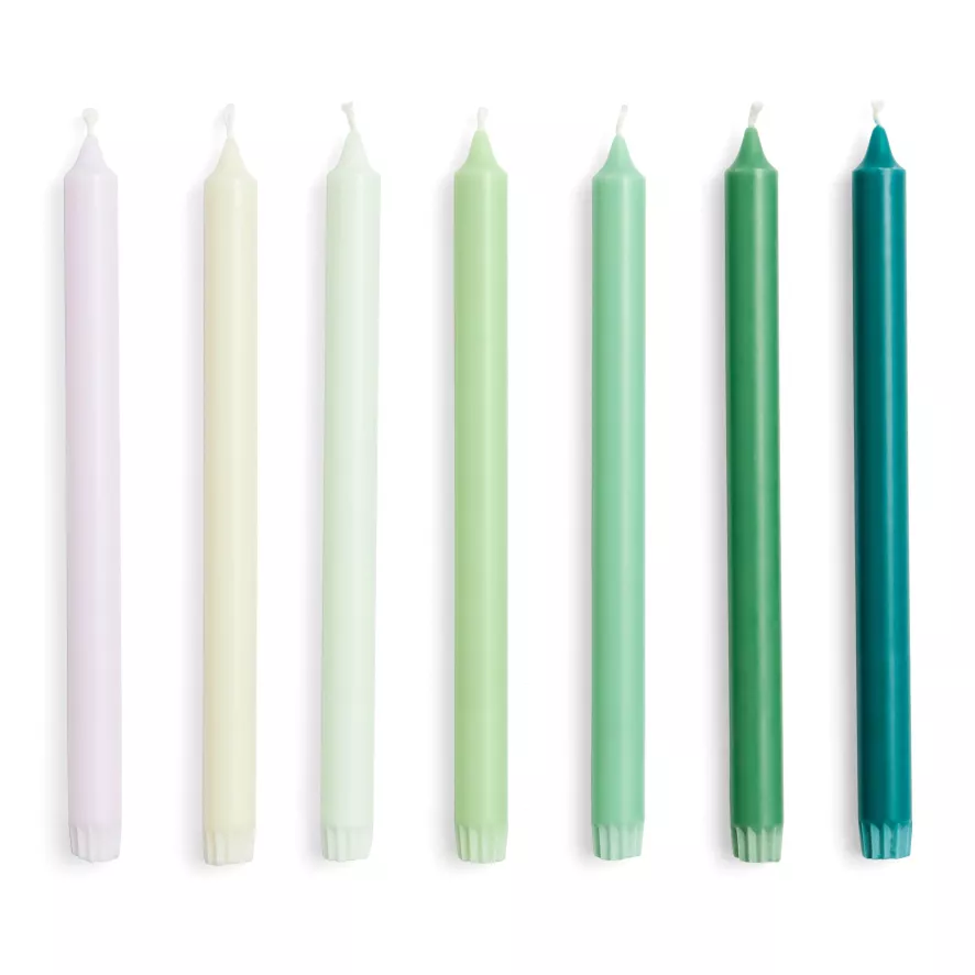 Hay Gradient Kaarsen Set Van 7 Greens 10 Hay Gradient Kaarsen Set Van 7 Greens - Afbeelding 10