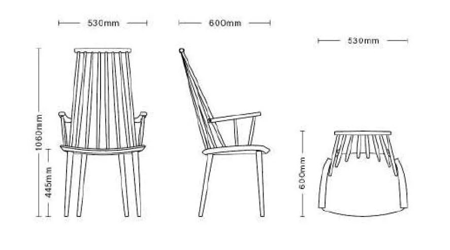 Hay J110 Stoel Geolied Eiken 9 Hay J110 Stoel Geolied Eiken - Afbeelding 9
