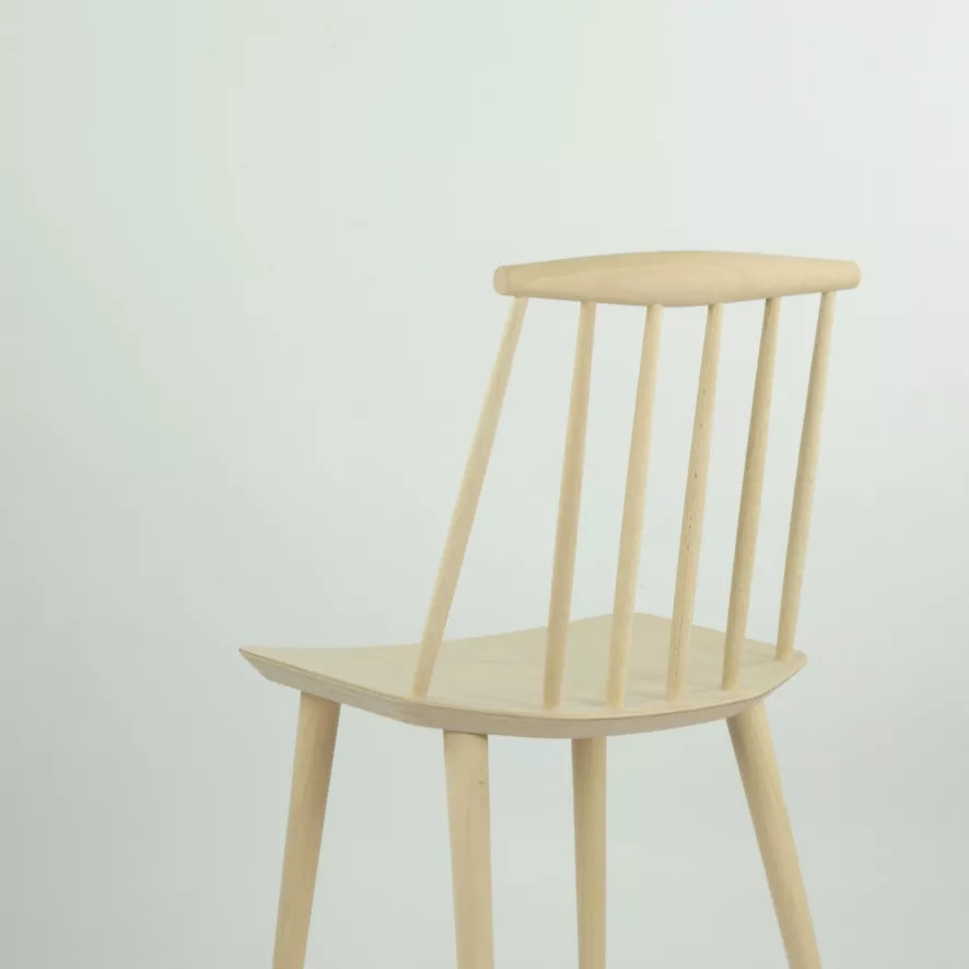 Hay J77 Stoel Gelakt Beuken, Slate Blue 3 Hay J77 Stoel Gelakt Beuken, Slate Blue - Afbeelding 3