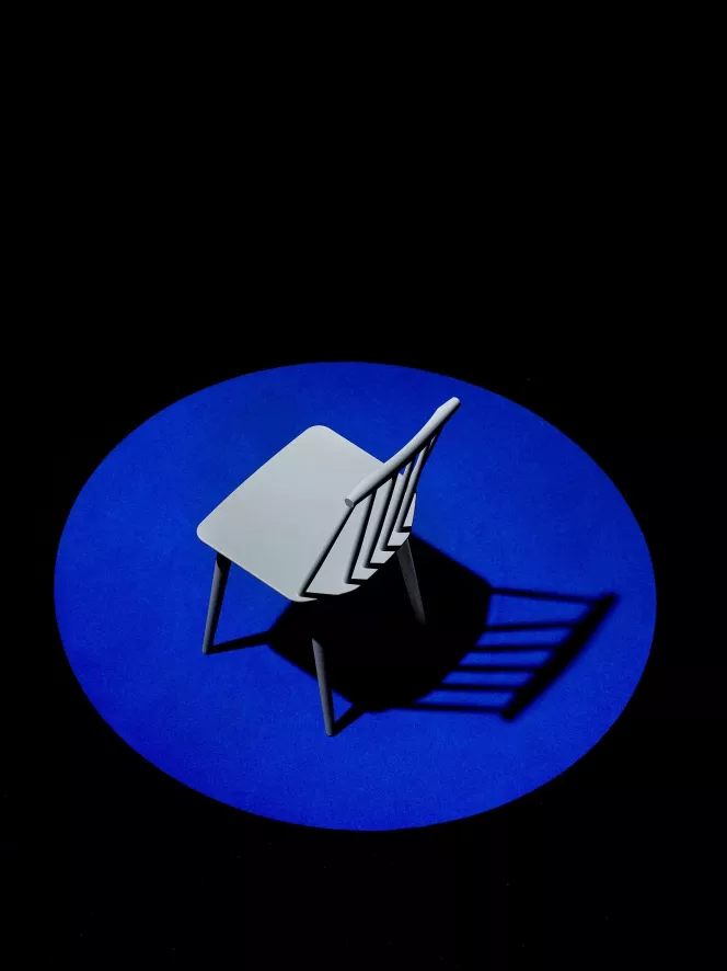 Hay J77 Stoel Gelakt Beuken, Slate Blue 8 Hay J77 Stoel Gelakt Beuken, Slate Blue - Afbeelding 8