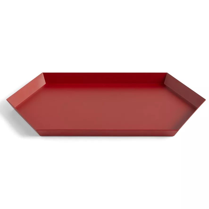 Hay Kaleido Dienblad Medium Rood 1 Hay Kaleido Dienblad Medium Rood